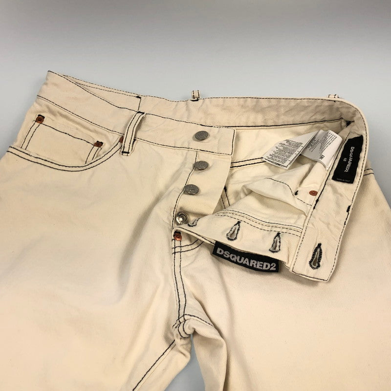 【中古】DSQUARED2 | ディースクエアード SEXY MERCURY JEAN デニムパンツ S71LB0736 2020S/S 国内正規品 ホワイト サイズ:48