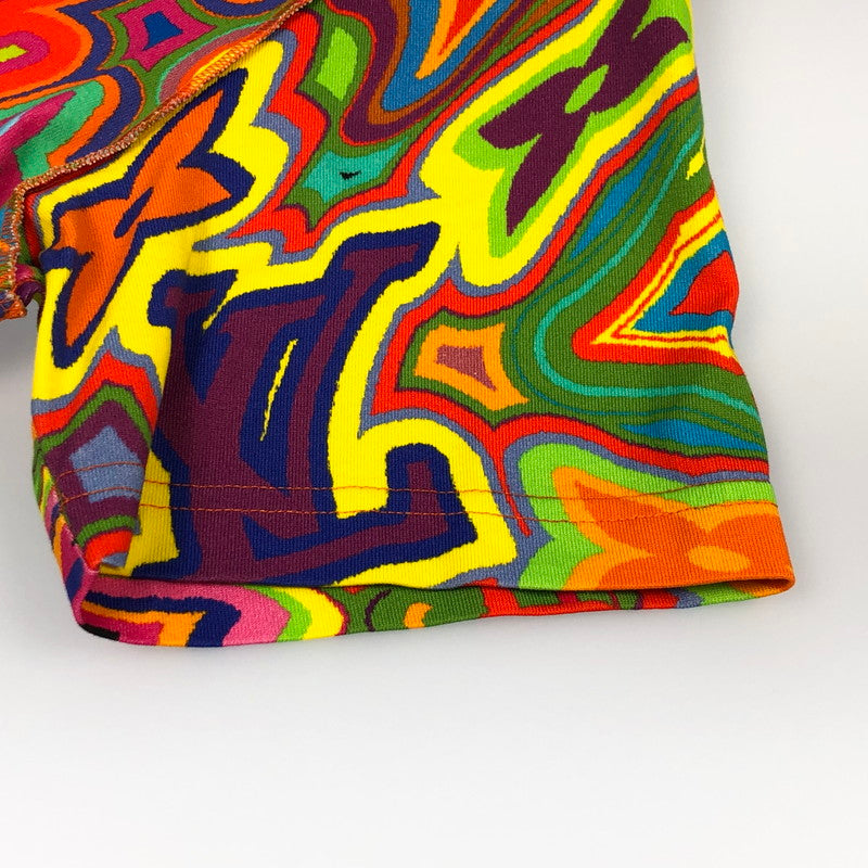 【中古】LOUIS VUITTON | ルイ・ヴィトン プリンテッドダミエLV 半袖Tシャツ 1A8P12 2021S/S 国内正規品 マルチカラー サイズ:L