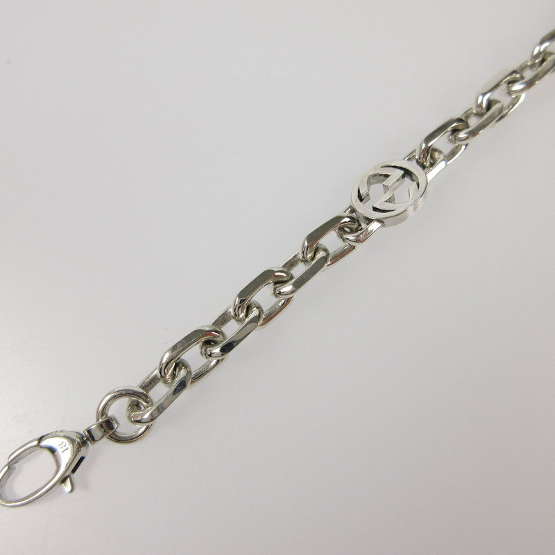 【中古】GUCCI | グッチ インターロッキングチェーン ブレスレット 620798