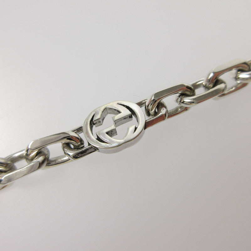 【中古】GUCCI | グッチ インターロッキングチェーン ブレスレット 620798