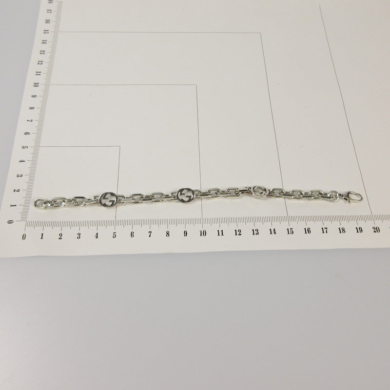 【中古】GUCCI | グッチ インターロッキングチェーン ブレスレット 620798