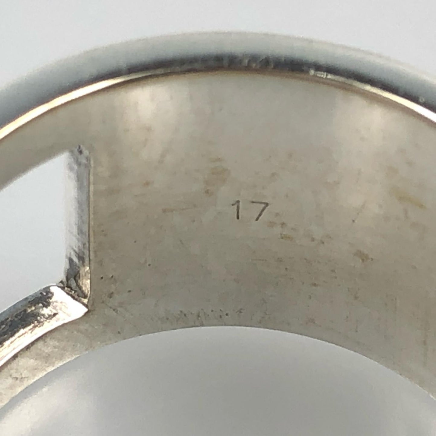 【中古】GUCCI | グッチ カットアウトGワイド リング・指輪 シルバーリング