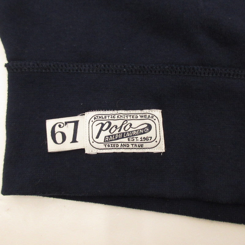 【中古】POLO RALPH LAUREN | ポロ・ラルフローレン ロゴフリーススウェットシャツ スウェット ネイビー サイズ:M