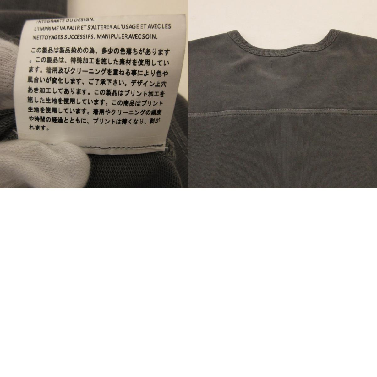 【中古】ERL | イーアールエル FOOTBALL TEE スウェット ERL07T007 2023A/W チャコールグレー サイズ:L