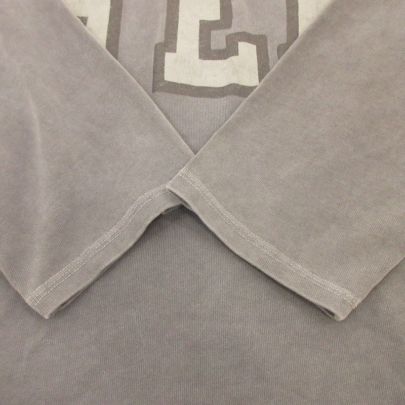 【中古】ERL | イーアールエル FOOTBALL TEE スウェット ERL07T007 2023A/W チャコールグレー サイズ:L