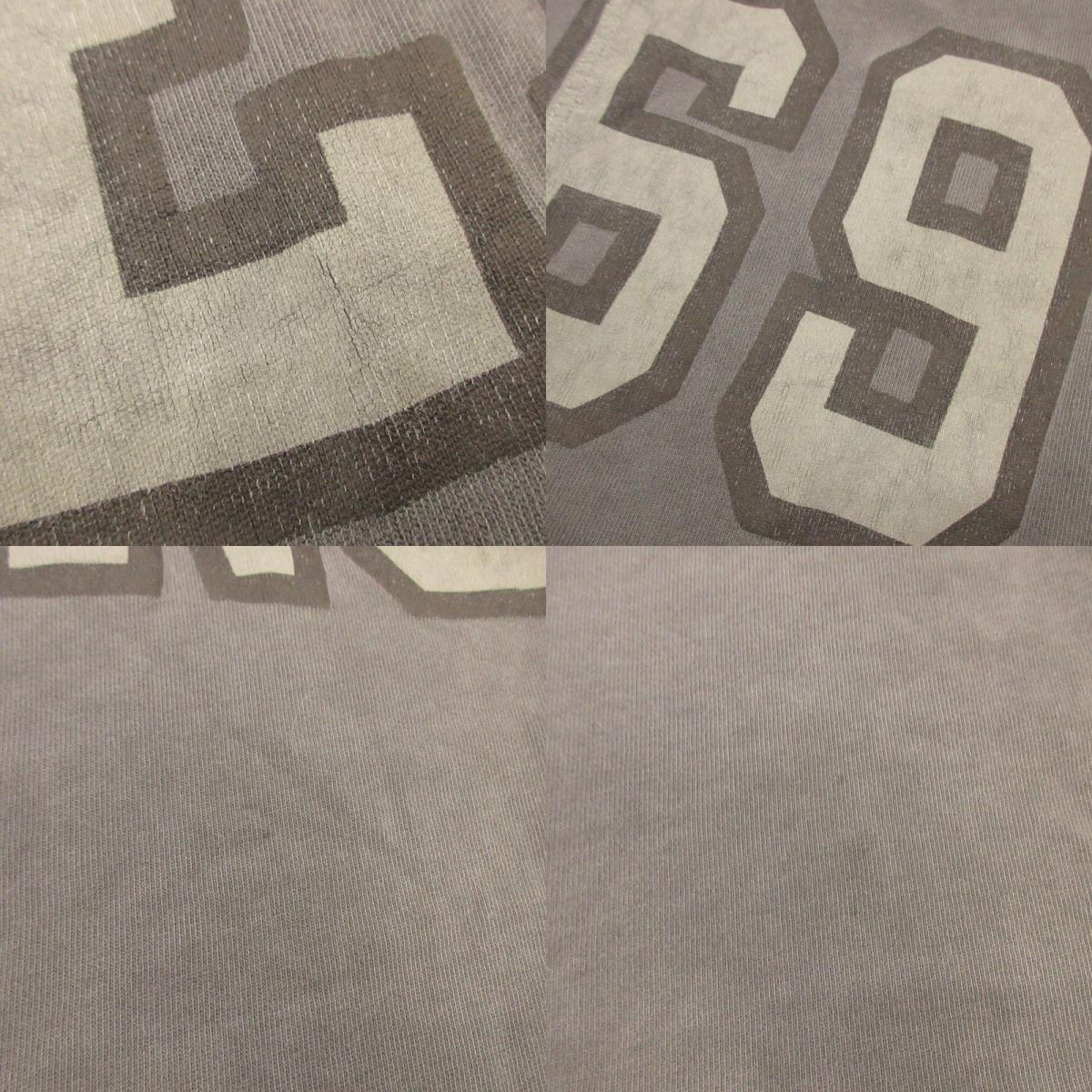 【中古】ERL | イーアールエル FOOTBALL TEE スウェット ERL07T007 2023A/W チャコールグレー サイズ:L