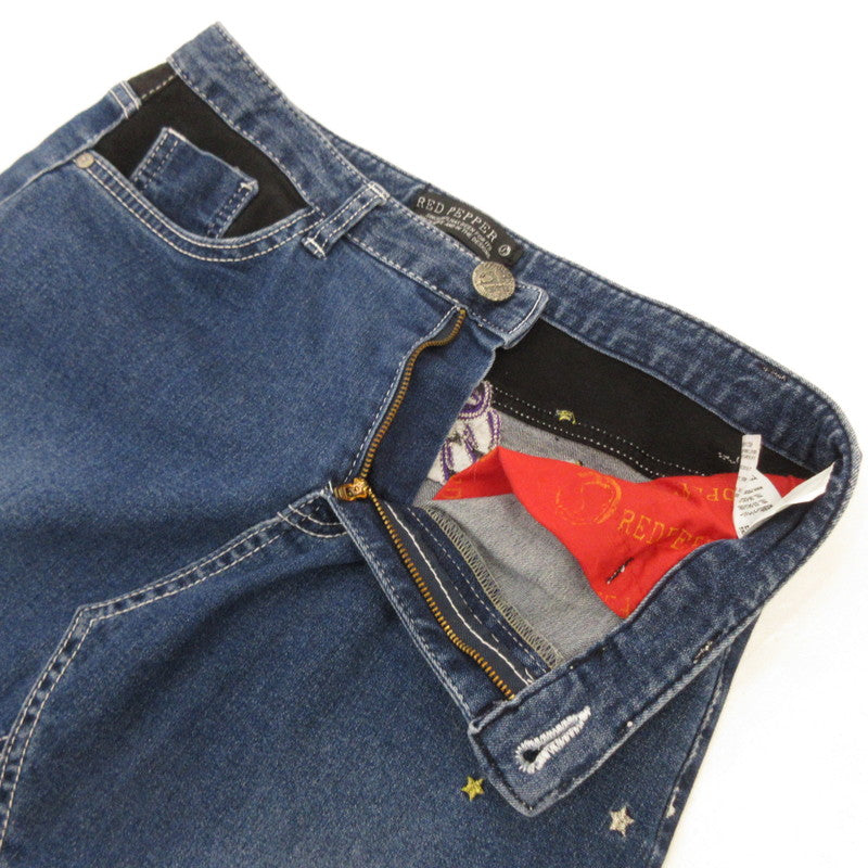 【中古】RED PEPPER | レッドペッパー スカート RJ1087 ブルー サイズ:28