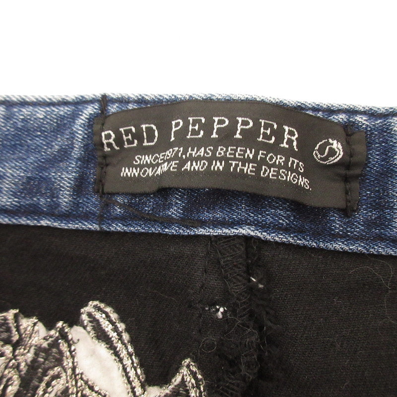 【中古】RED PEPPER | レッドペッパー スカート RJ1087 ブルー サイズ:28