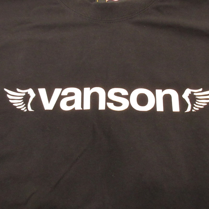 【中古】VANSON | バンソン 長袖Tシャツ ブラック サイズ:L