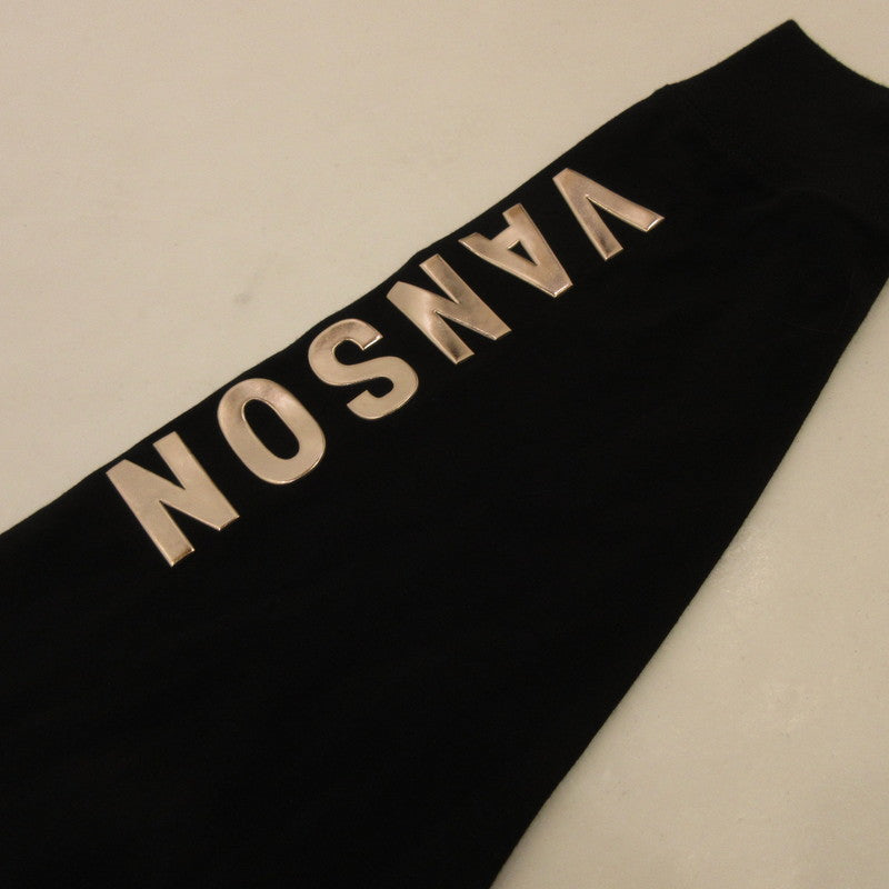 【中古】VANSON | バンソン 長袖Tシャツ ブラック サイズ:L