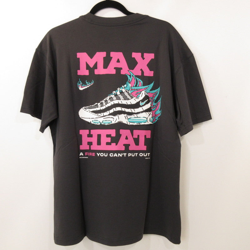 【中古】NIKE | ナイキ NSW TEE M90 OC LG GFX SEG 'アンスラサイト' 半袖Tシャツ HQ9257-060 ブラック サイズ:L
