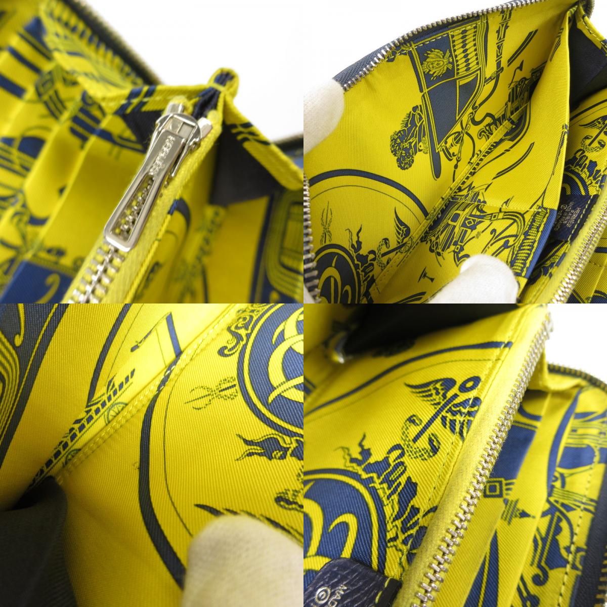 【中古】HERMES | エルメス アザップロングシルクイン 長財布