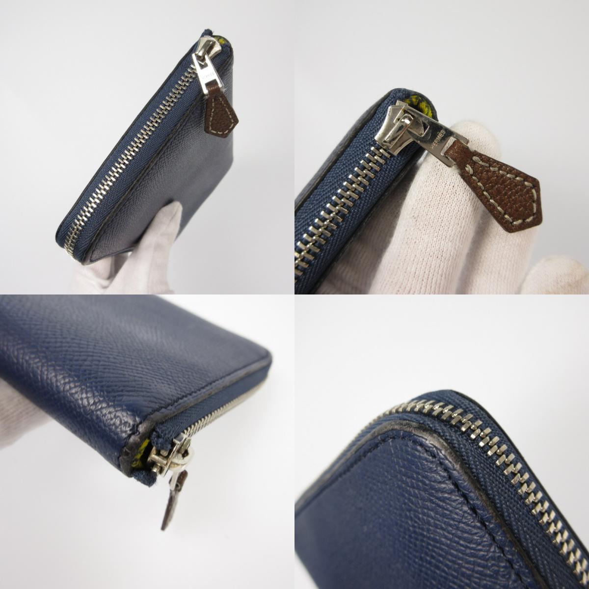 【中古】HERMES | エルメス アザップロングシルクイン 長財布