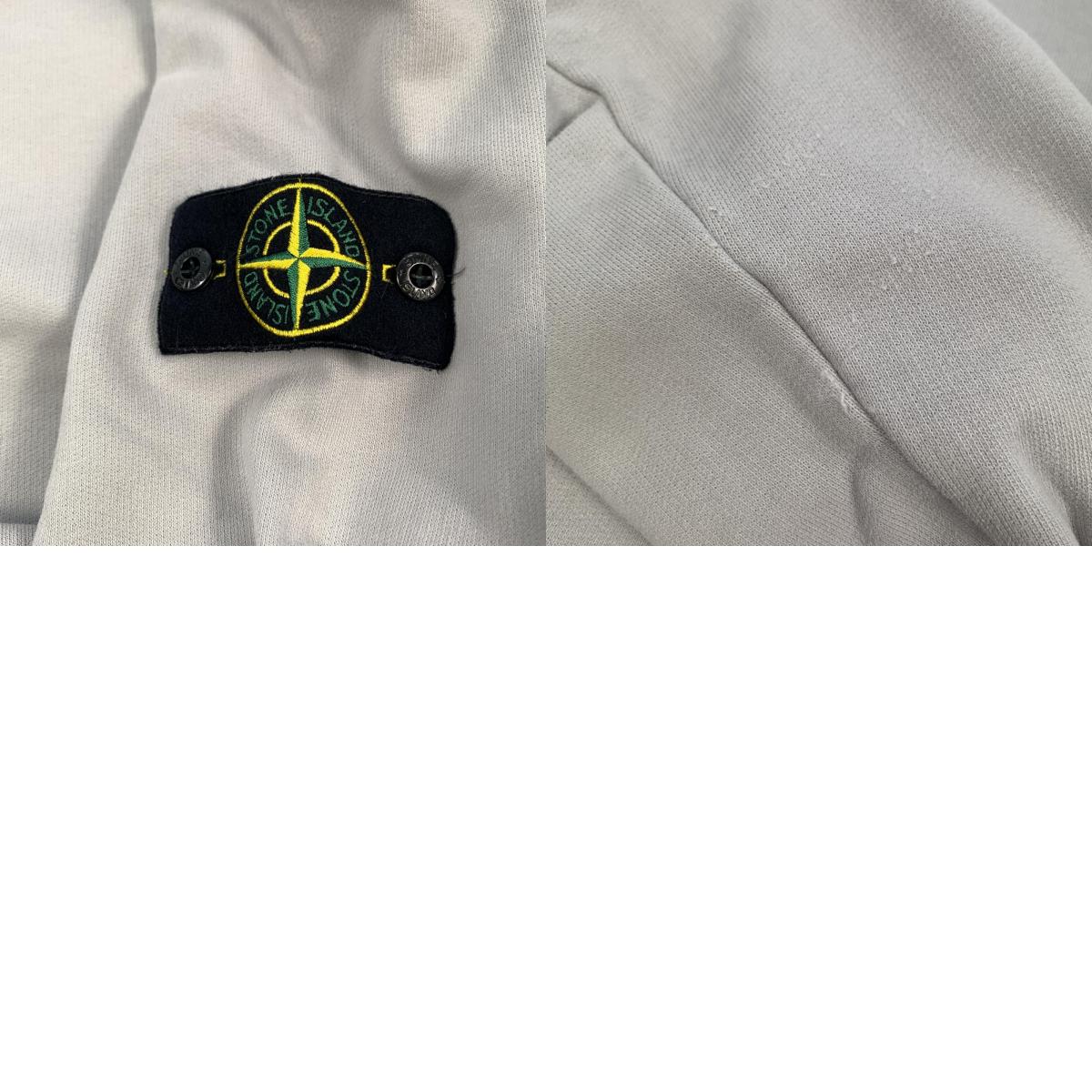 【中古】STONE ISLAND | ストーンアイランド スウェット 811562420 国内正規品 2024S/S グレー サイズ:L