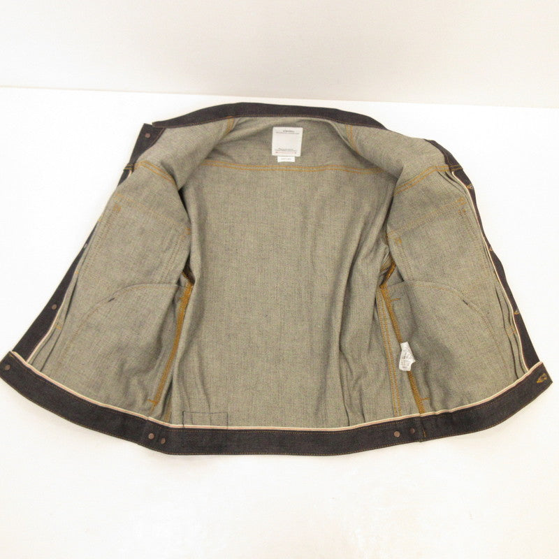 【中古】VISVIM | ビズビム SS 101X JKT UNWASHED デニム 0125105006001 ブルー サイズ:2