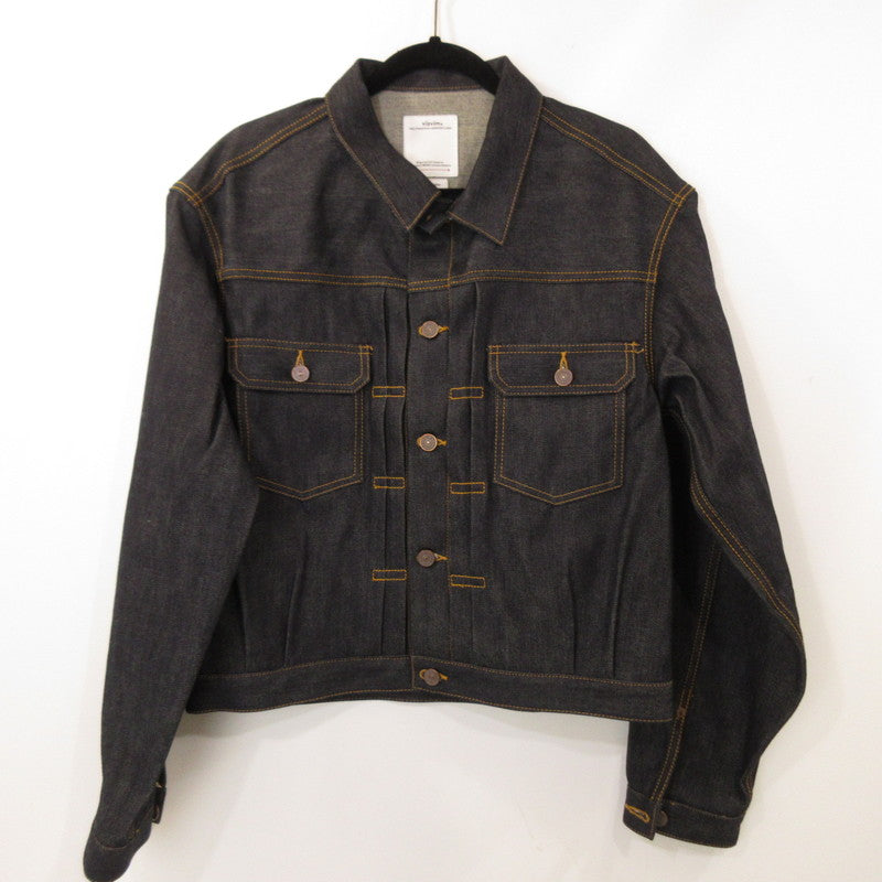 【中古】VISVIM | ビズビム SS 101X JKT UNWASHED デニム 0125105006001 ブルー サイズ:2