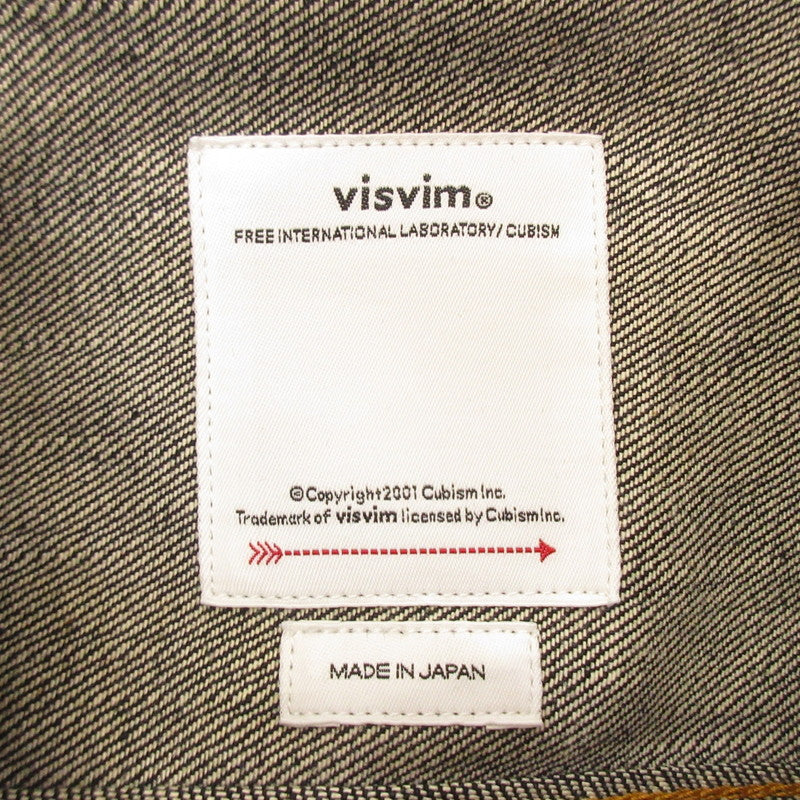 【中古】VISVIM | ビズビム SS 101X JKT UNWASHED デニム 0125105006001 ブルー サイズ:2