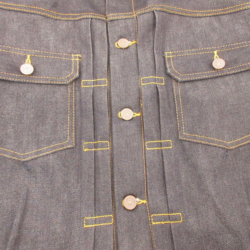 【中古】VISVIM | ビズビム SS 101X JKT UNWASHED デニム 0125105006001 ブルー サイズ:2