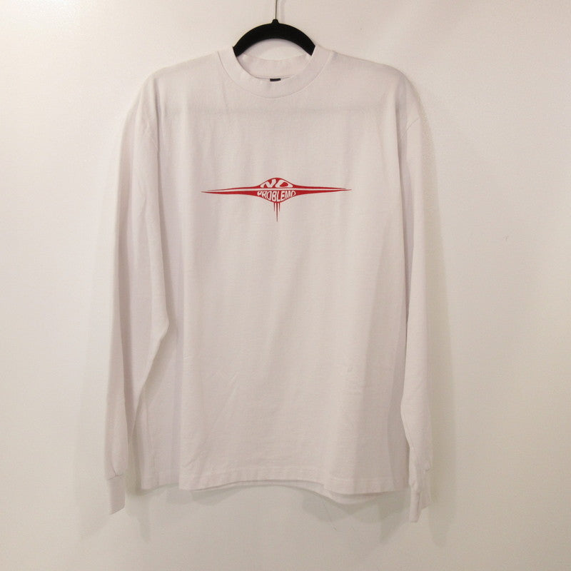 【中古】ARIES | アリエス No Problemo UFNO LS Tee 長袖Tシャツ 52-03-51-03014 トゥモローランド取扱い 2025S/S ホワイト サイズ:M