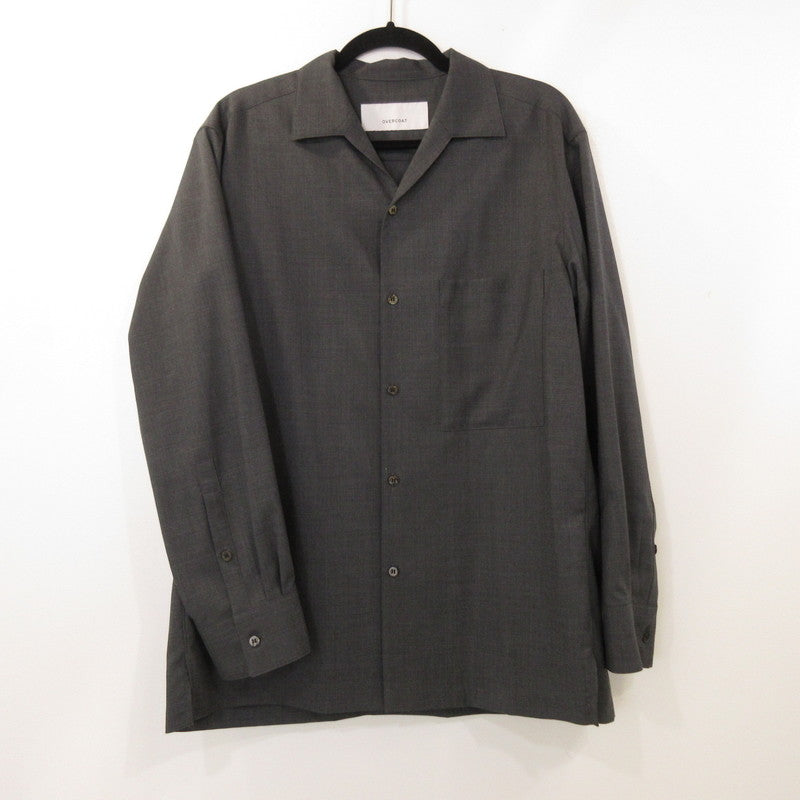 【中古】 LONG SLEEVE CAMP SHIRT 半袖シャツ S25T020-NKWS グレー サイズ:M