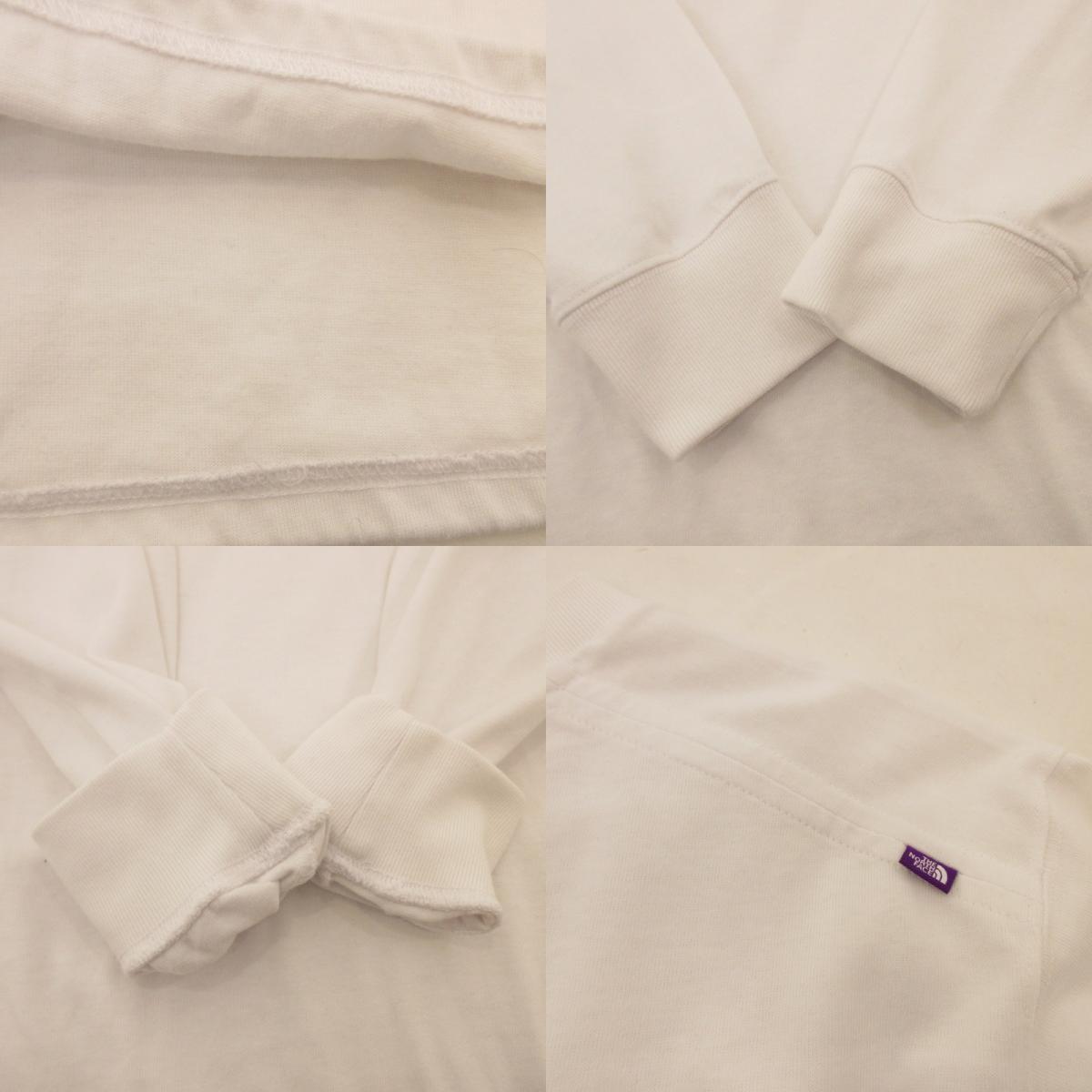 【中古】THE NORTH FACE PURPLE LABEL | ザノースフェイスパープルレーベル Field Long Sleeve Tee 長袖Tシャツ N25SH088 2025S/S ホワイト サイズ:S