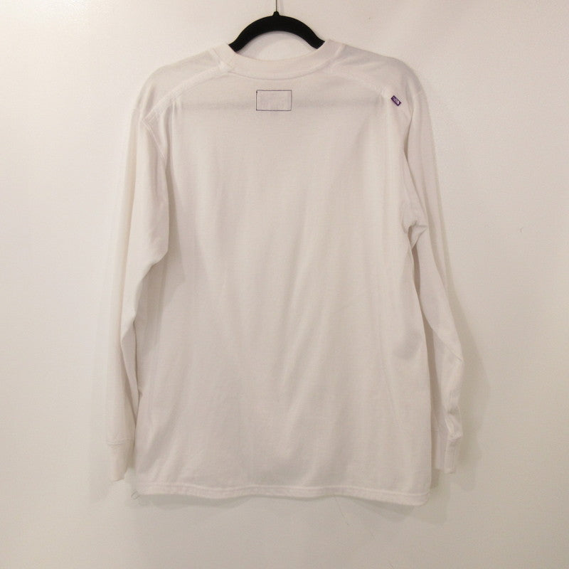 【中古】THE NORTH FACE PURPLE LABEL | ザノースフェイスパープルレーベル Field Long Sleeve Tee 長袖Tシャツ N25SH088 2025S/S ホワイト サイズ:S
