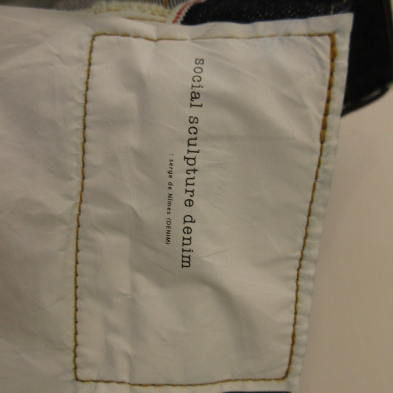 【中古】VISVIM | ビズビム SOCIAL SCULPTURE 01 EX WD UNWASHED デニムパンツ 0125105005003 ネイビー サイズ:30