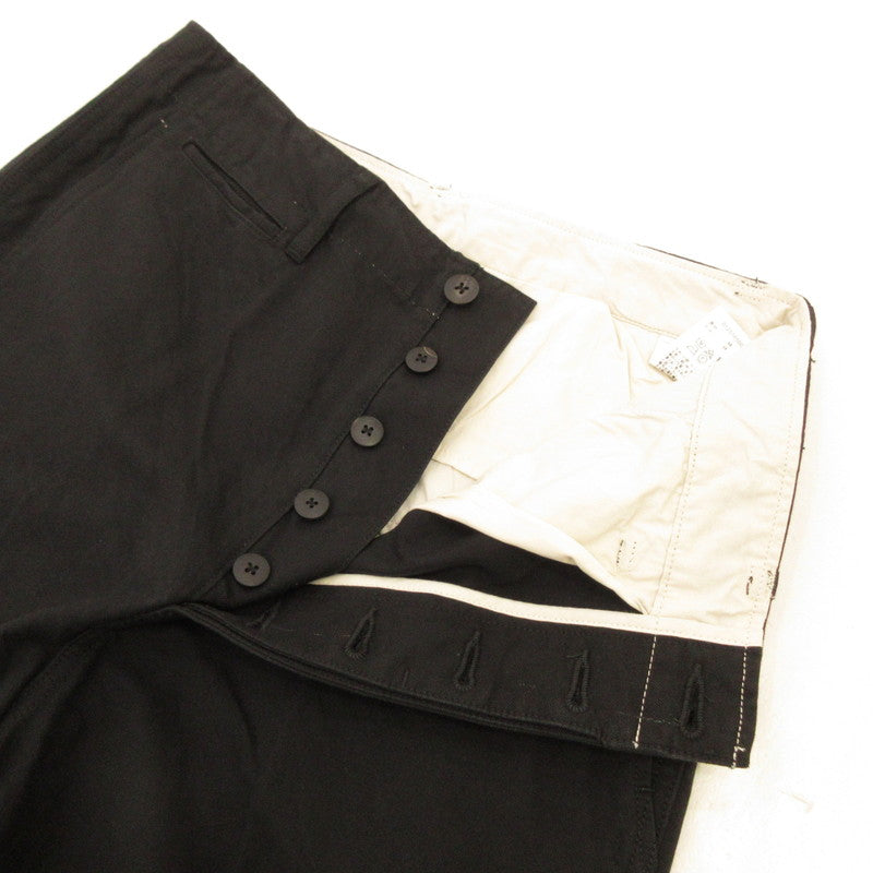 【中古】VISVIM | ビズビム EX WIDE CHINO PANTS パンツ 0125105008008 ワンウォッシュ加工 ブラック サイズ:2