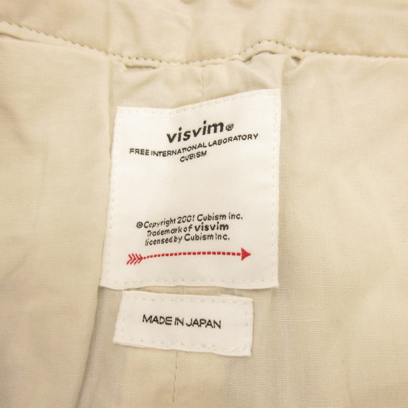 【中古】VISVIM | ビズビム EX WIDE CHINO PANTS パンツ 0125105008008 ワンウォッシュ加工 ブラック サイズ:2