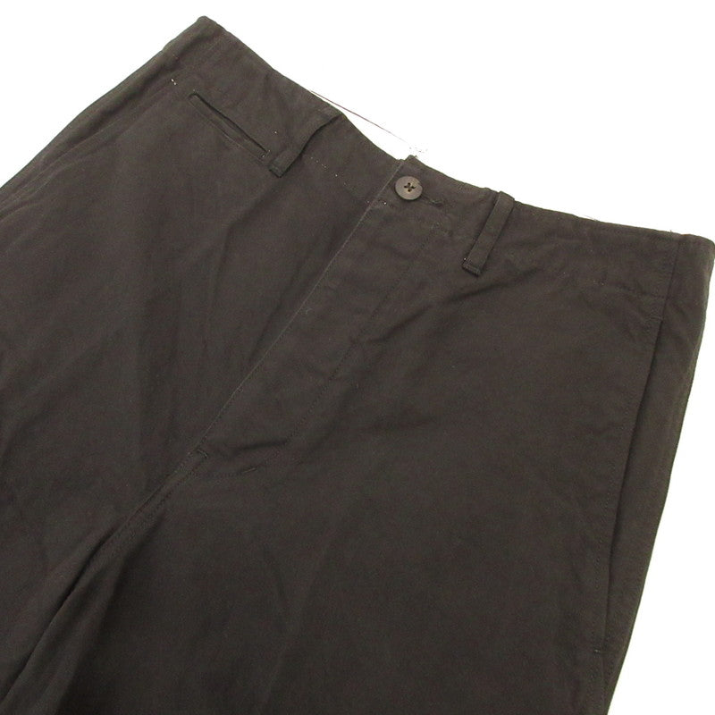 【中古】VISVIM | ビズビム EX WIDE CHINO PANTS パンツ 0125105008008 ワンウォッシュ加工 ブラック サイズ:2