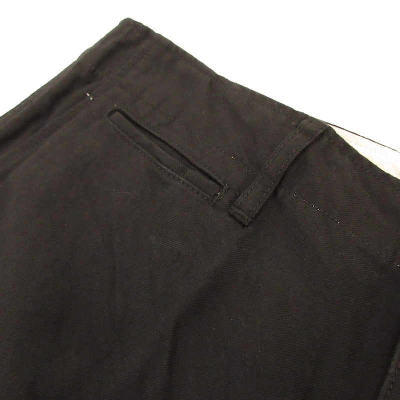 【中古】VISVIM | ビズビム EX WIDE CHINO PANTS パンツ 0125105008008 ワンウォッシュ加工 ブラック サイズ:2