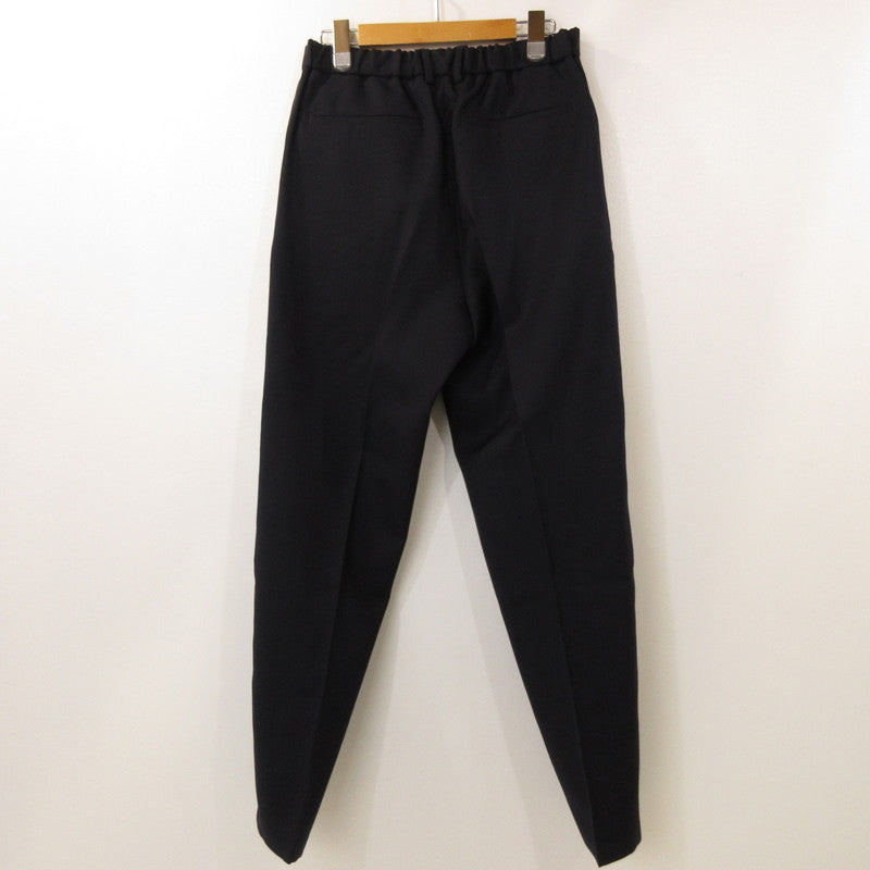 【中古】JIL SANDER | ジルサンダー ウールギャバジンテーパードパンツ その他ボトムス J21KA0011 J4002 国内正規品 ネイビー サイズ:44