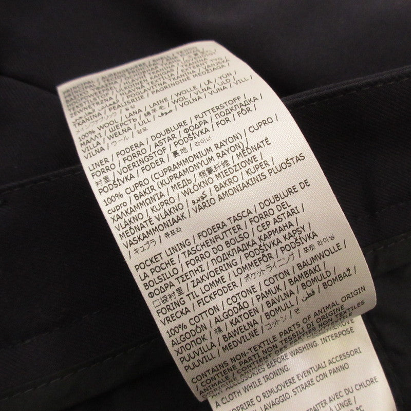 【中古】JIL SANDER | ジルサンダー ウールギャバジンテーパードパンツ その他ボトムス J21KA0011 J4002 国内正規品 ネイビー サイズ:44