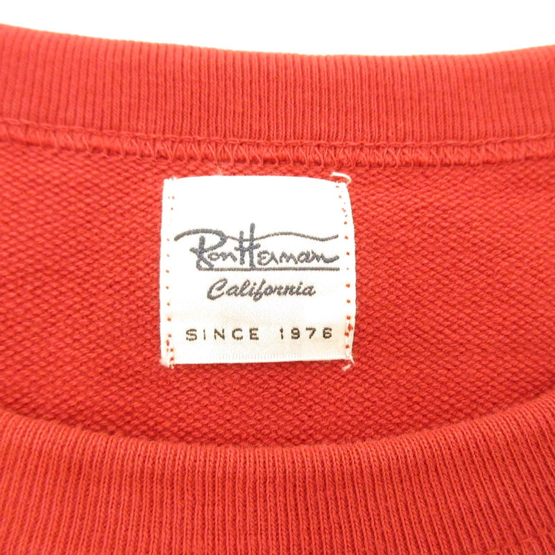 【中古】Ron Herman | ロンハーマン SWEAT TEE 半袖Tシャツ 3020900052 レッド サイズ:L