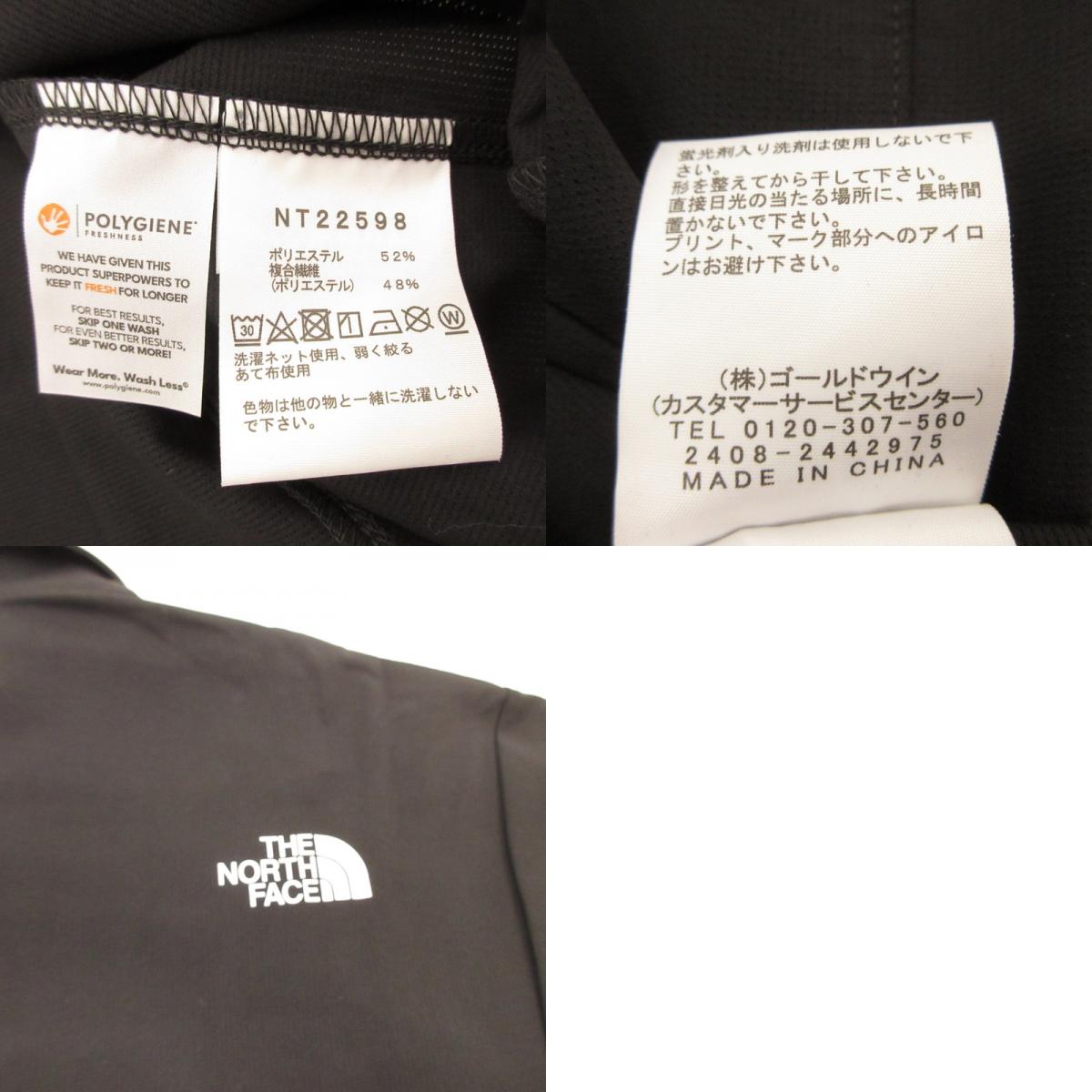 【中古】THE NORTH FACE | ザ・ノースフェイス S/S TECH POLO ポロシャツ NT22598 2025S/S ブラック サイズ:M
