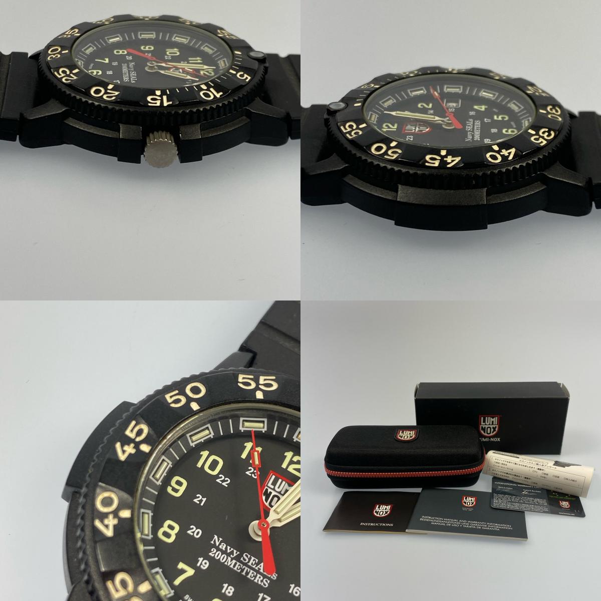 【中古】LUMINOX | ルミノックス REDHAND SERIES 腕時計 3001RH.JL アナログクォーツ ブラック