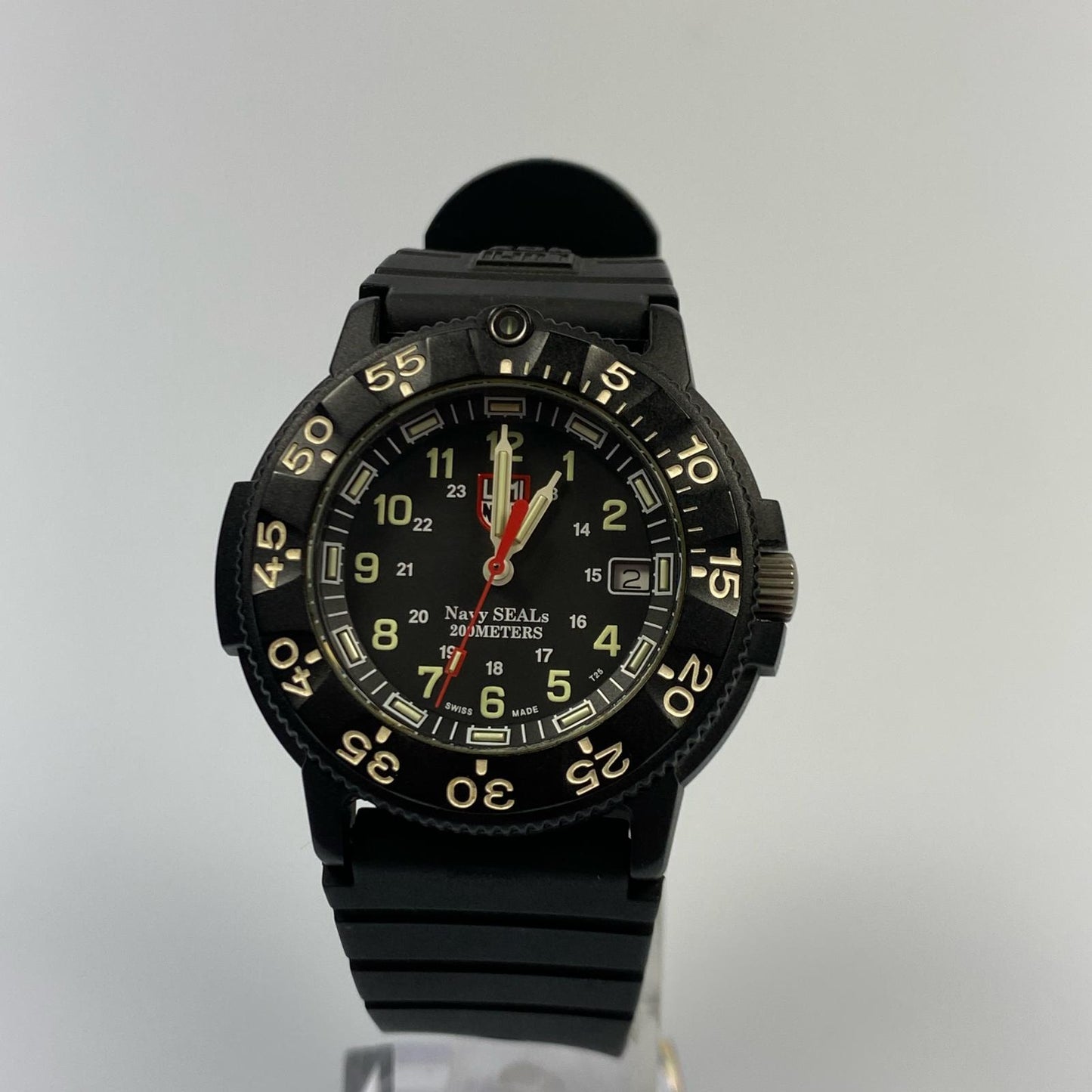 【中古】LUMINOX | ルミノックス REDHAND SERIES 腕時計 3001RH.JL アナログクォーツ ブラック
