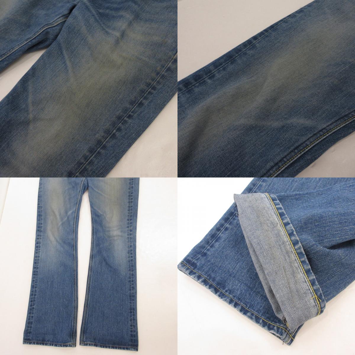 【中古】Lee | リー AMERICAN RIDERS 102 ブーツカット デニムパンツ LM8102 ネイビー サイズ:32