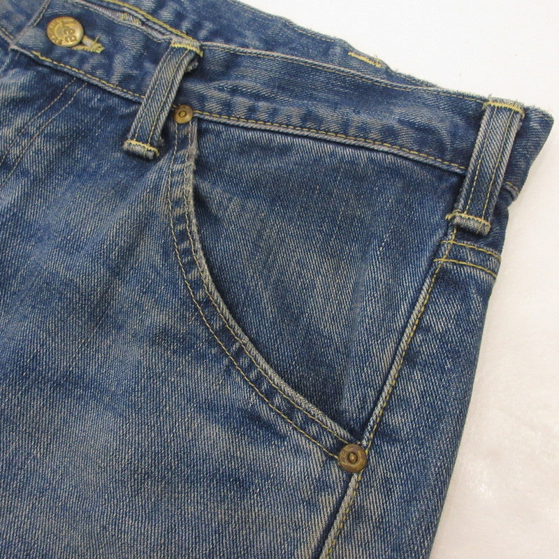 【中古】Lee | リー AMERICAN RIDERS 102 ブーツカット デニムパンツ LM8102 ネイビー サイズ:32