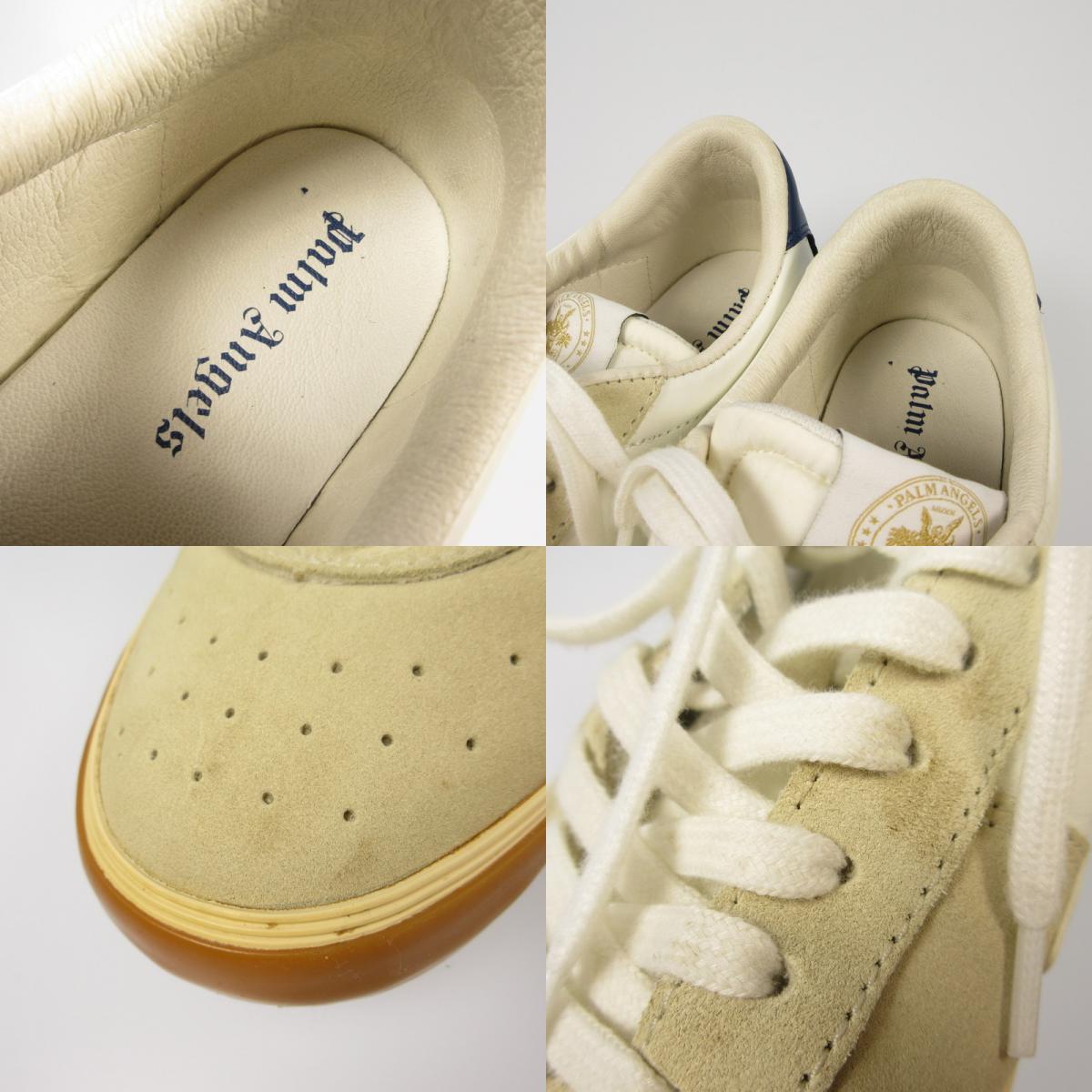 【中古】Palm Angels | パームエンジェルス VULCANIZED SUEDE スニーカー PMIA065F21LEA001 ホワイト