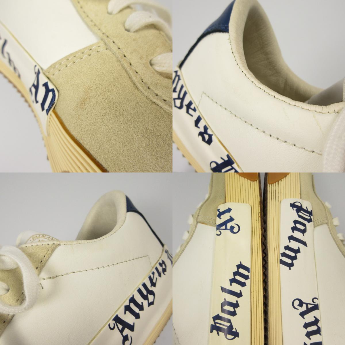 【中古】Palm Angels | パームエンジェルス VULCANIZED SUEDE スニーカー PMIA065F21LEA001 ホワイト