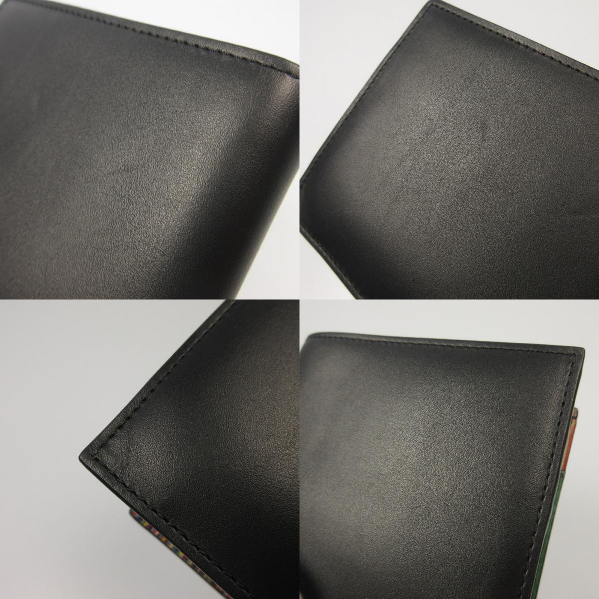 【中古】Paul Smith | ポール・スミス 二つ折り財布 M1A4833 BMULTI 79 ブラック