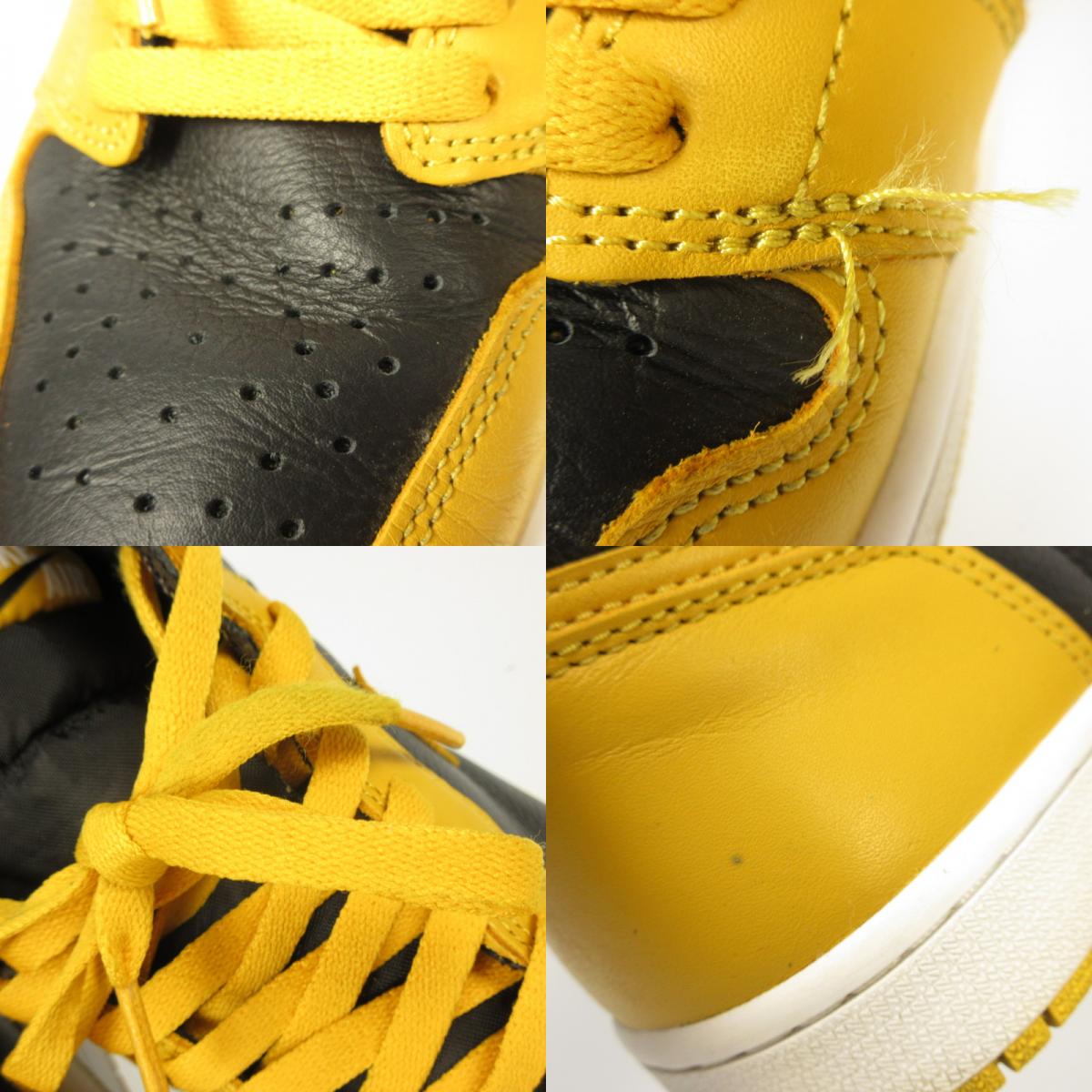 【中古】NIKE | ナイキ AIR JORDAN 1 RETRO HIGH OG POLLEN スニーカー 555088-701 イエロー 26.5cm