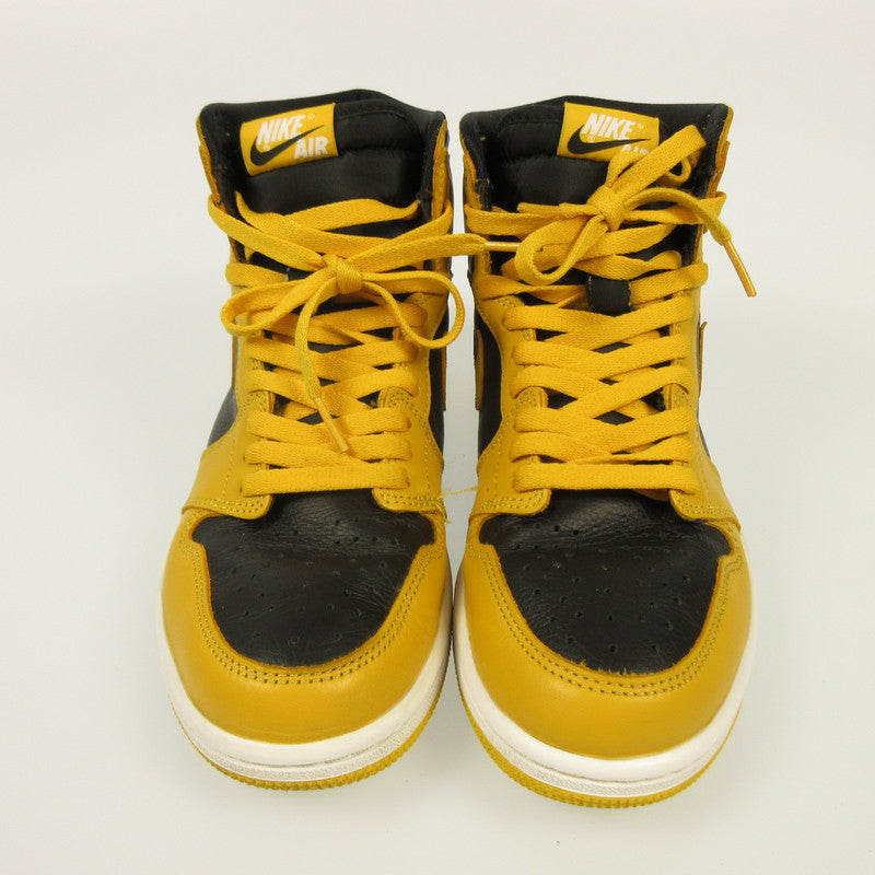【中古】NIKE | ナイキ AIR JORDAN 1 RETRO HIGH OG POLLEN スニーカー 555088-701 イエロー 26.5cm