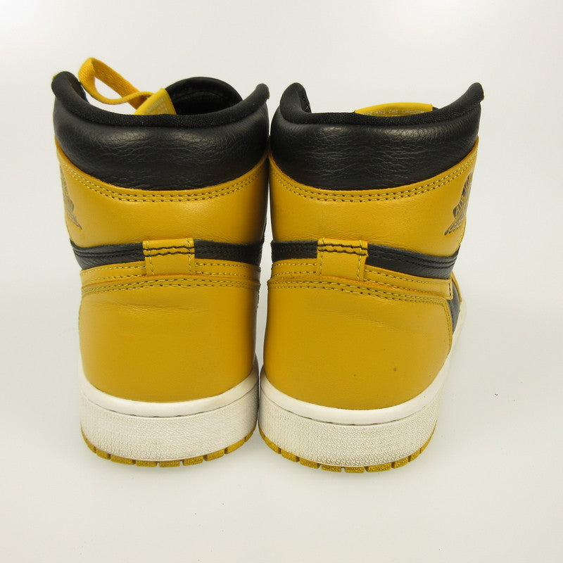 【中古】NIKE | ナイキ AIR JORDAN 1 RETRO HIGH OG POLLEN スニーカー 555088-701 イエロー 26.5cm