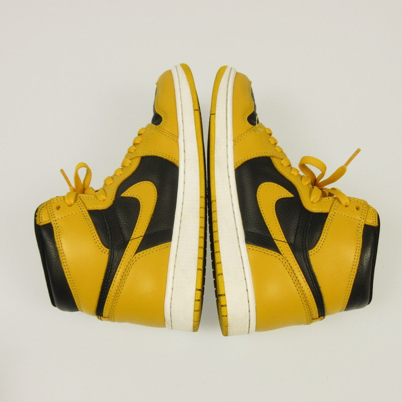 【中古】NIKE | ナイキ AIR JORDAN 1 RETRO HIGH OG POLLEN スニーカー 555088-701 イエロー 26.5cm