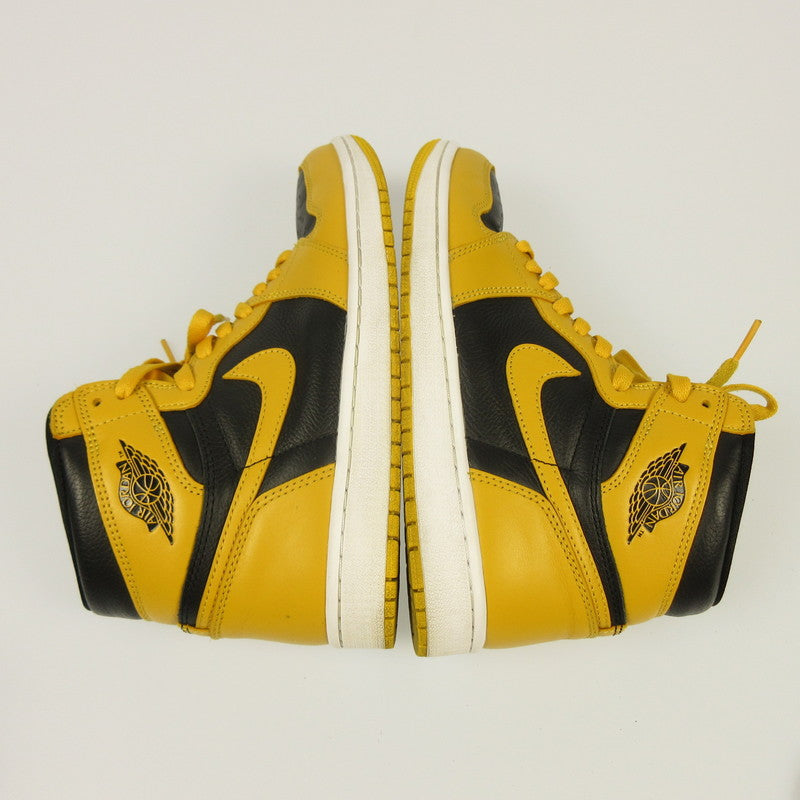 【中古】NIKE | ナイキ AIR JORDAN 1 RETRO HIGH OG POLLEN スニーカー 555088-701 イエロー 26.5cm