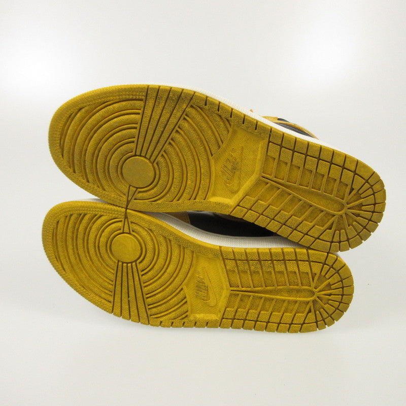 【中古】NIKE | ナイキ AIR JORDAN 1 RETRO HIGH OG POLLEN スニーカー 555088-701 イエロー 26.5cm