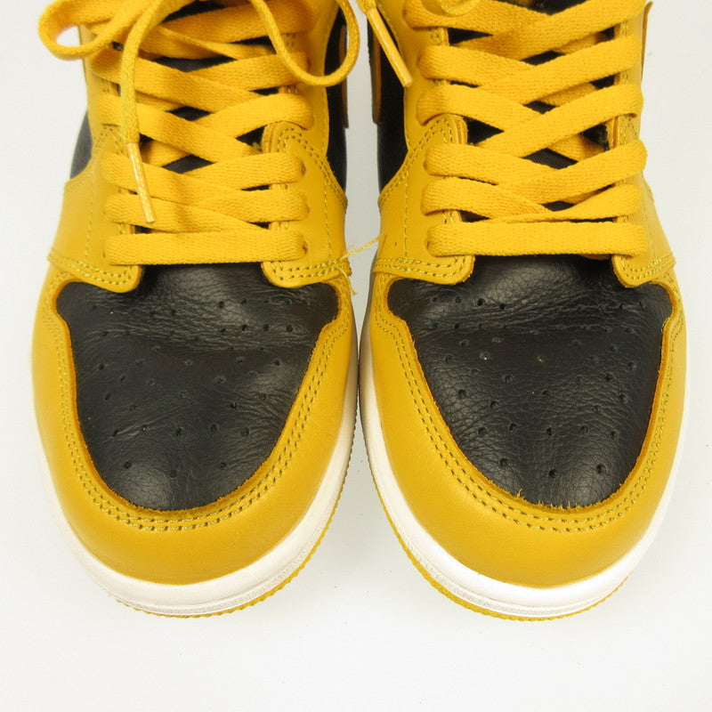 【中古】NIKE | ナイキ AIR JORDAN 1 RETRO HIGH OG POLLEN スニーカー 555088-701 イエロー 26.5cm