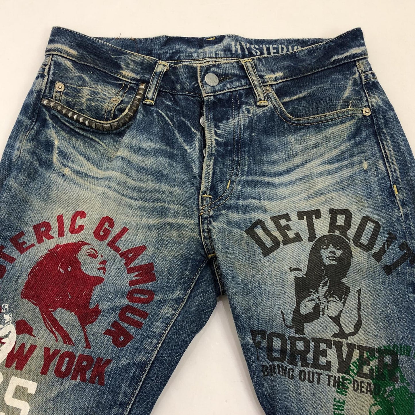 【中古】HYSTERIC GLAMOUR | ヒステリックグラマー デニムパンツ 0241AP19 2014S/S W:29 ブルー